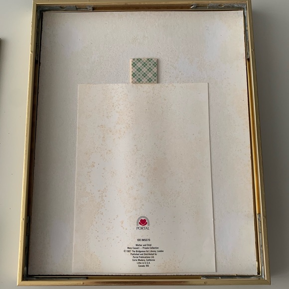 Framed Mother and Child By Mary CassattPrivate Collection 1987 The Bridgman Art - Picture 11 of 11